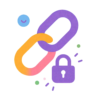 Unique, secure link